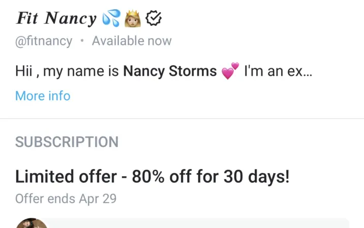 FitNancy / Nancy Storms / nancystorms
