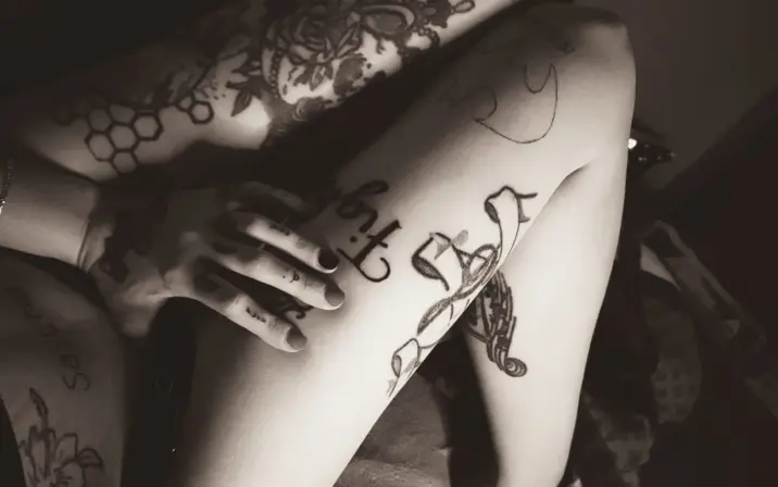 Girlwithfacetattoo aka Jacky aus Hartes Deutschland