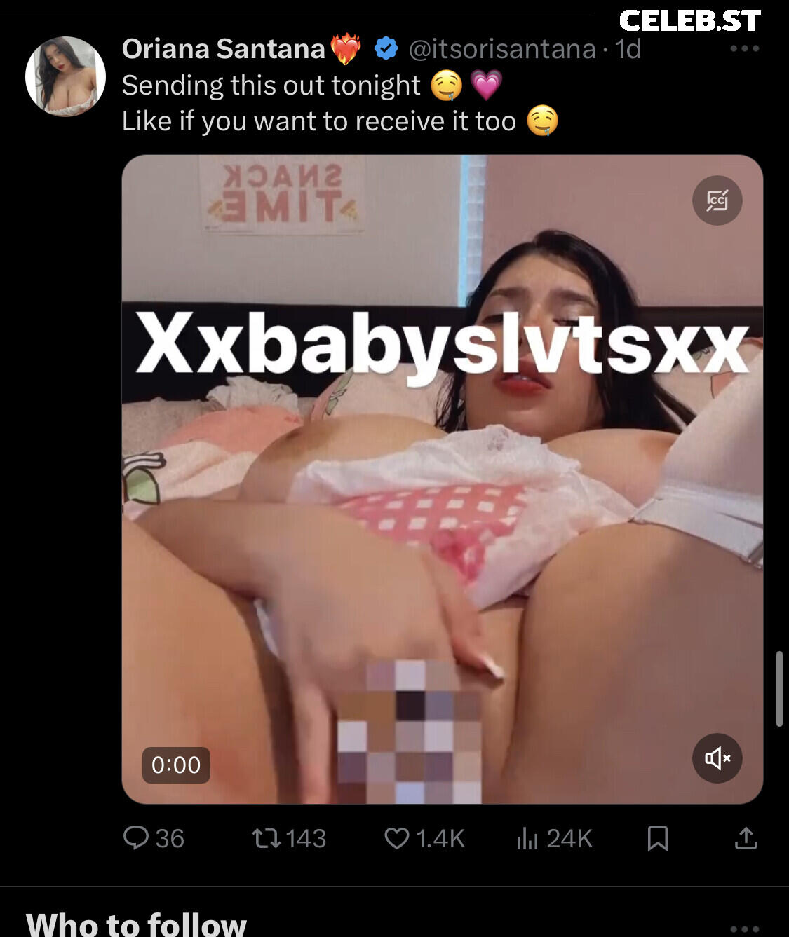 xbabyslvtsx | dumperfarts | Oriana Santana Image 23042238
