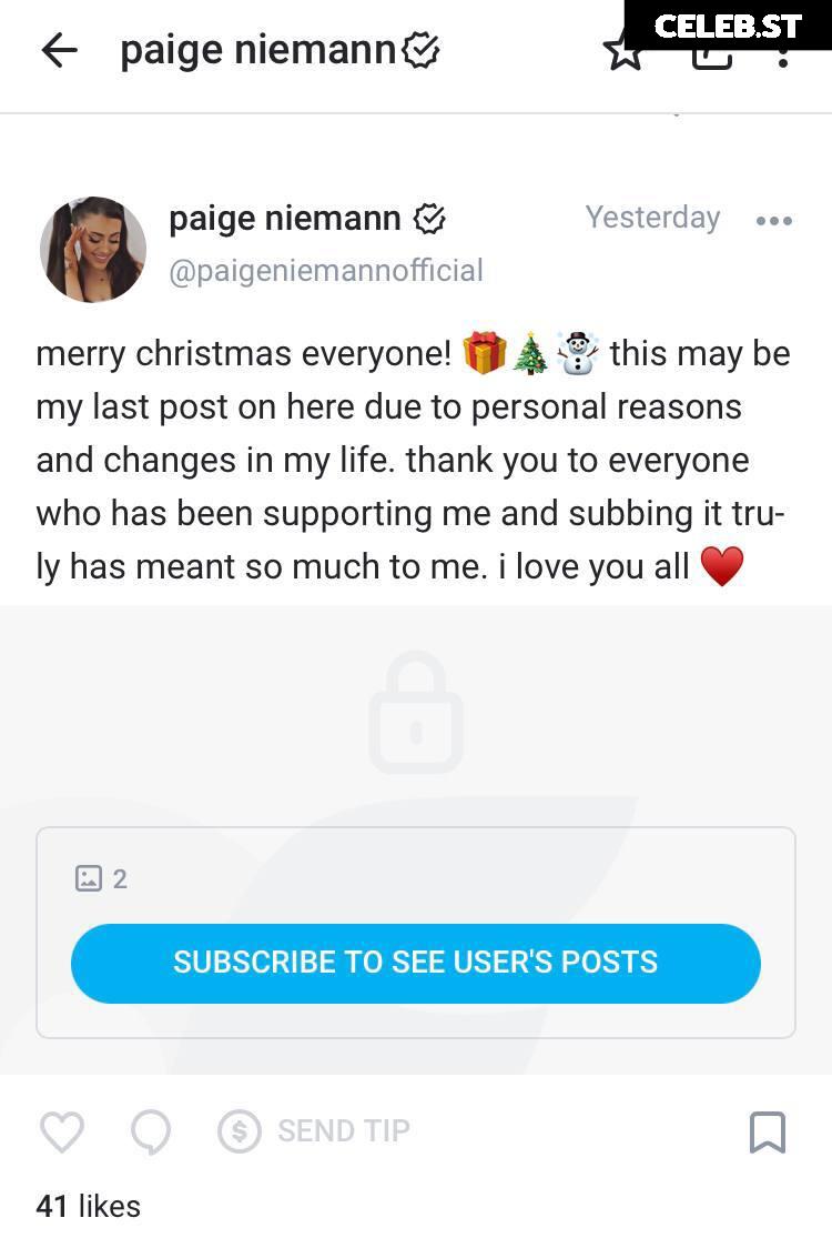 Paige Niemann | paigeniemannofficial Image 20825159