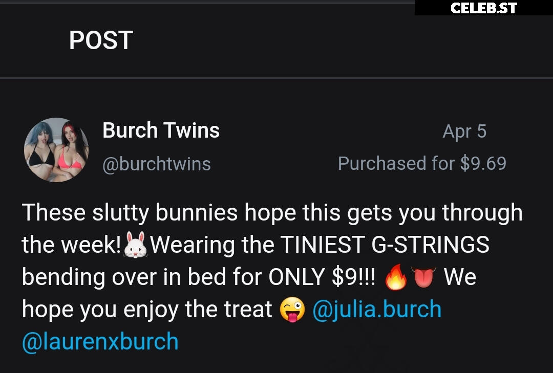 Burch twins Image 20602815