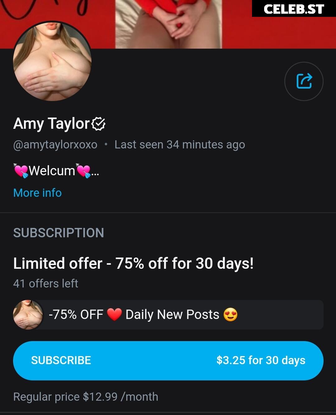Amy Taylor / amytaylorxoxo Image 20188993