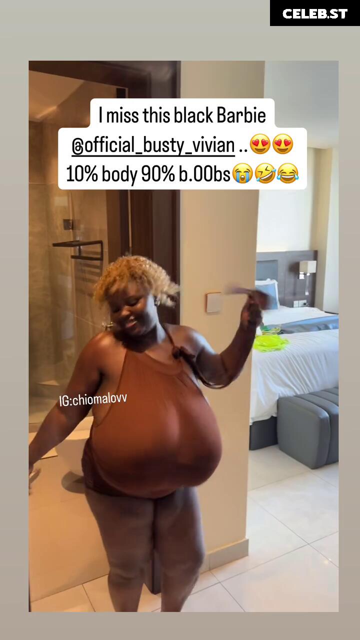 Busty Vivian: Biggest boobs in Africa ! Image 11928526