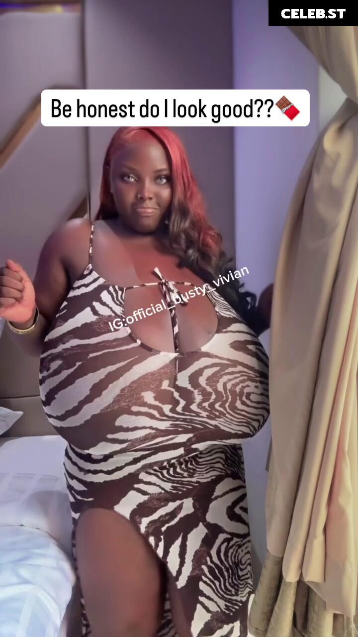 Busty Vivian: Biggest boobs in Africa ! Image 11928504