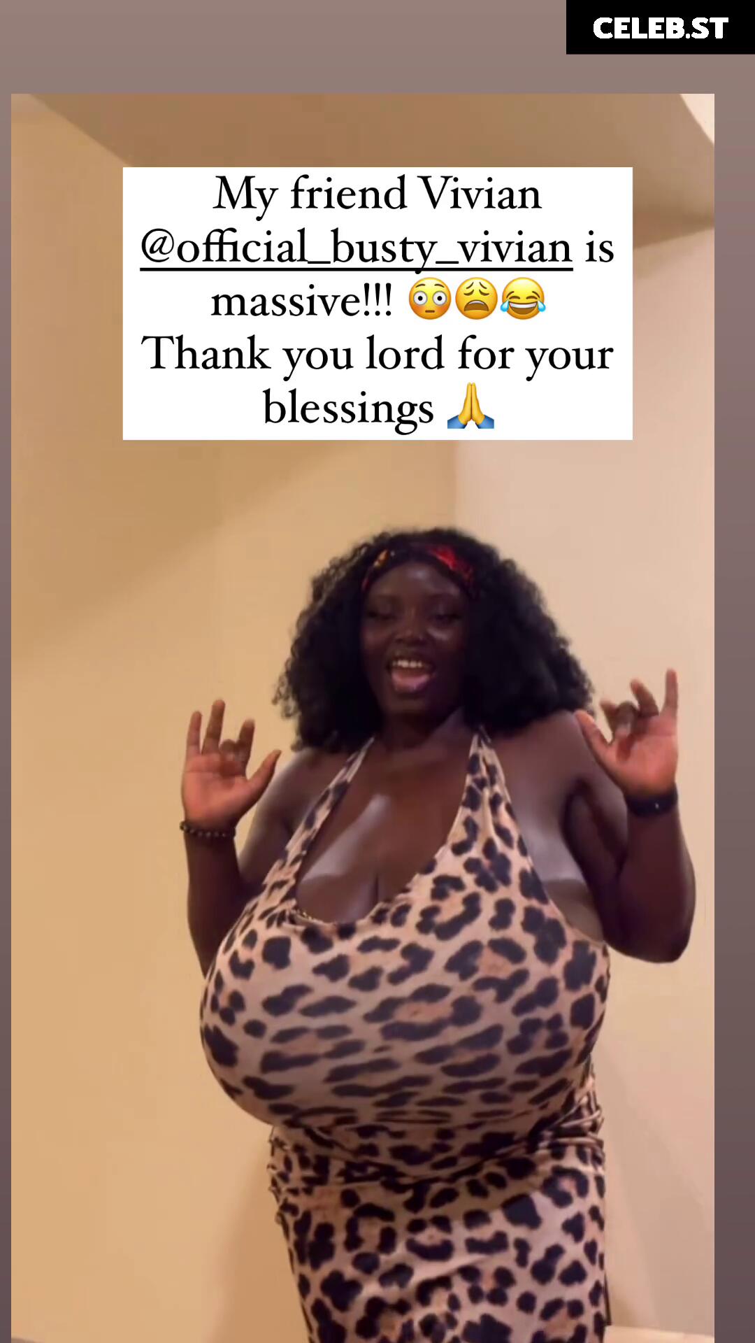 Busty Vivian: Biggest boobs in Africa ! Image 11928509