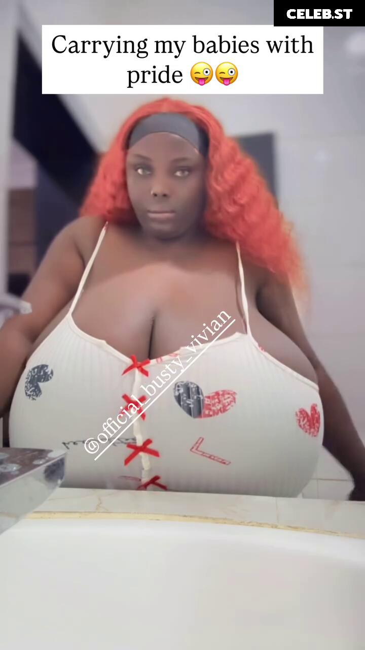 Busty Vivian: Biggest boobs in Africa ! Image 11928492
