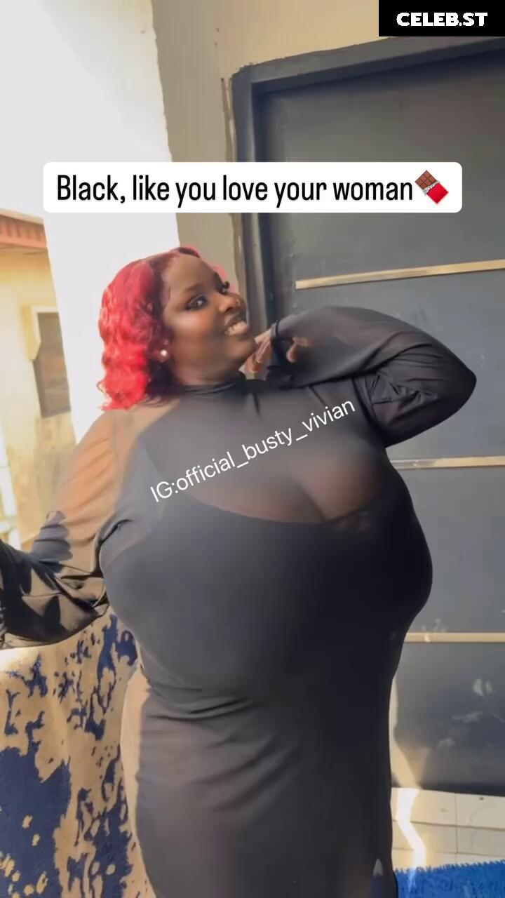 Busty Vivian: Biggest boobs in Africa ! Image 11928496