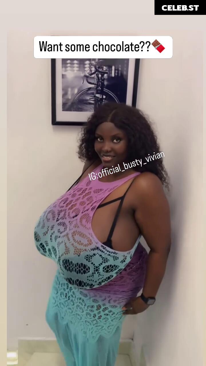 Busty Vivian: Biggest boobs in Africa ! Image 11928426