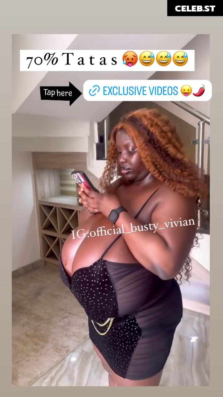 Busty Vivian: Biggest boobs in Africa ! Image 11928477