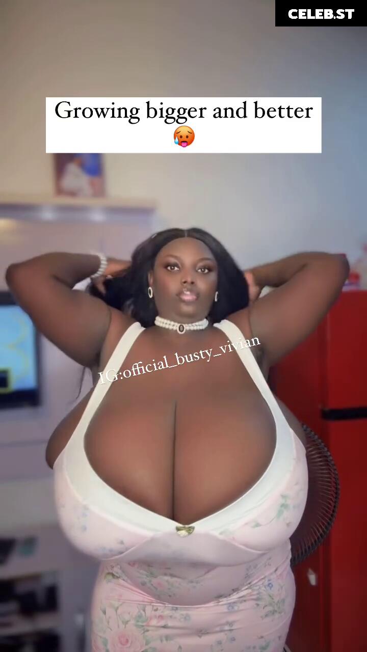 Busty Vivian: Biggest boobs in Africa ! Image 11928476