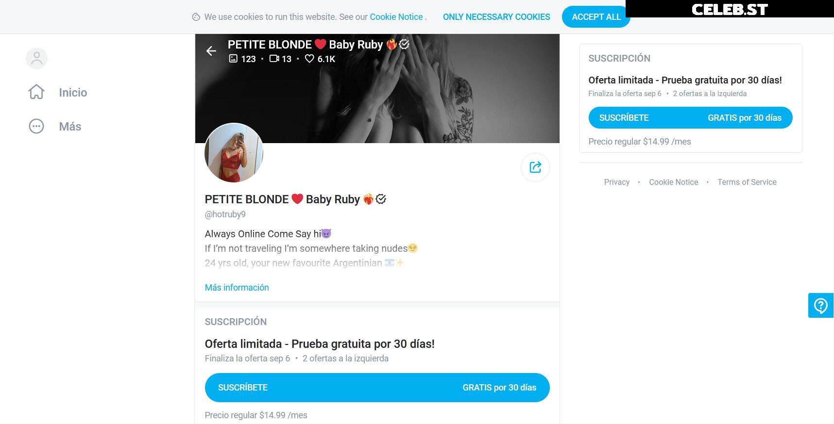 hotruby9 - ORNELLASCALISI - Baby Ruby ❤️‍🔥 PETITE BLONDE ❤️ Image 11861924