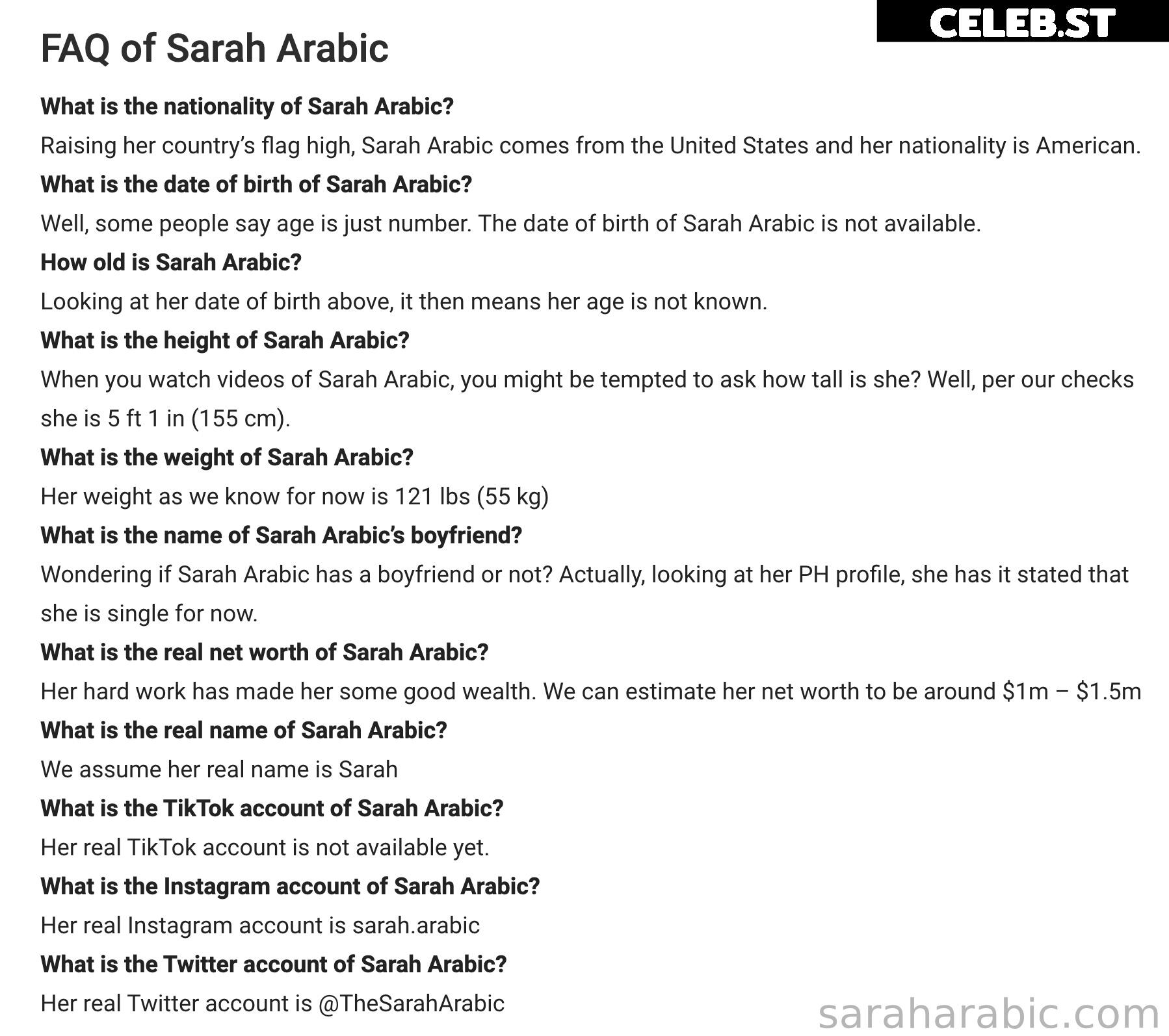 SarahArabic Image 14644544
