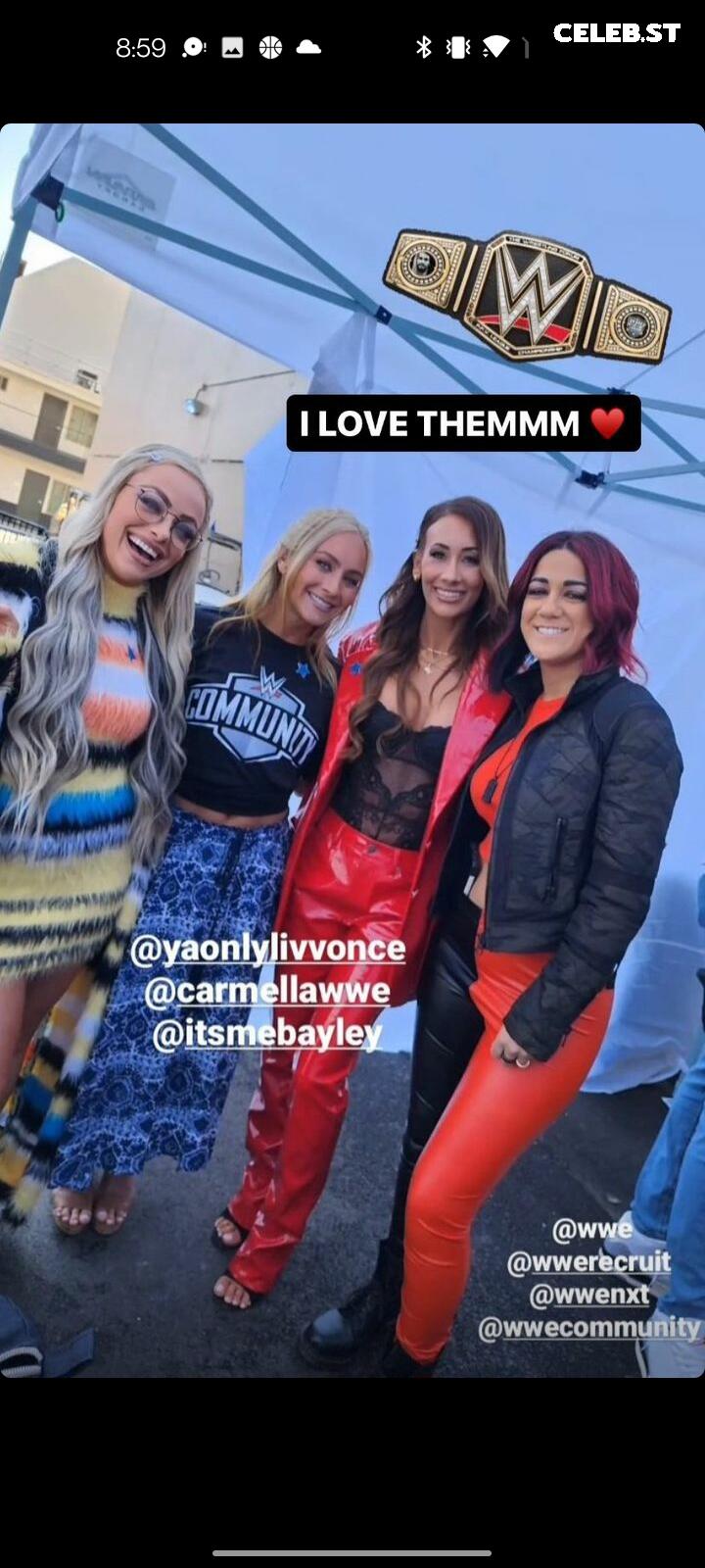 WWE Bayley / Davina Rose / Pamela Rose Martinez Image 4383384