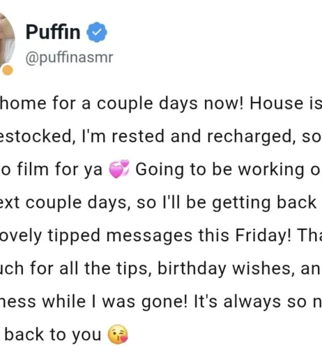 Image 20625058 from ASMR Puffin
