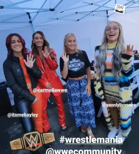 Image 4383365 from WWE Bayley / Davina Rose / Pamela Rose Martinez